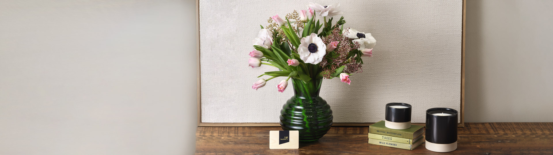 Presentkort på blommor